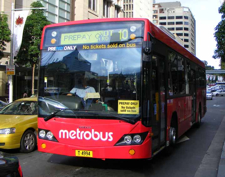 Sydney Buses Metrobus Volvo B12BLE Custom CB60 Evo II 4994
